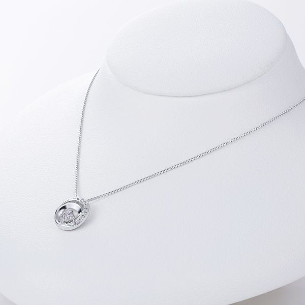 プラチナ ダイヤモンド ネックレス（0.19ct） （7285399388317 