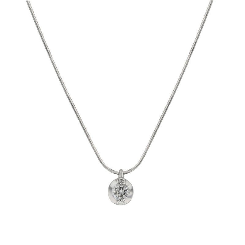 K18 ホワイトゴールド ダイヤモンド ネックレス（0.3ct） エステールジュエルガーデン(ESTELLE JEWEL GARDEN) 公式通販サイト